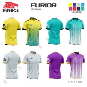 áo đá bóng không logo riki furior
