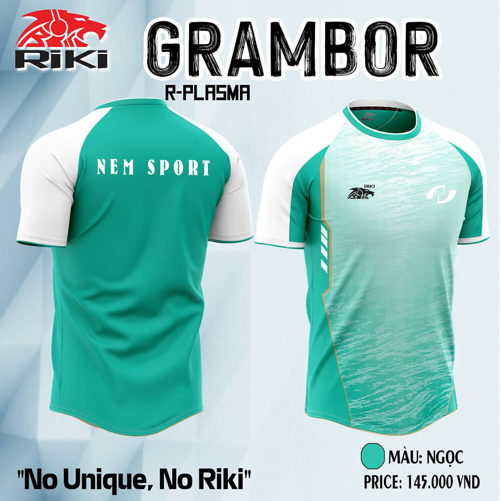 Quần Áo Đá Bóng Không Logo Riki Grambor 2 - Nem Sport